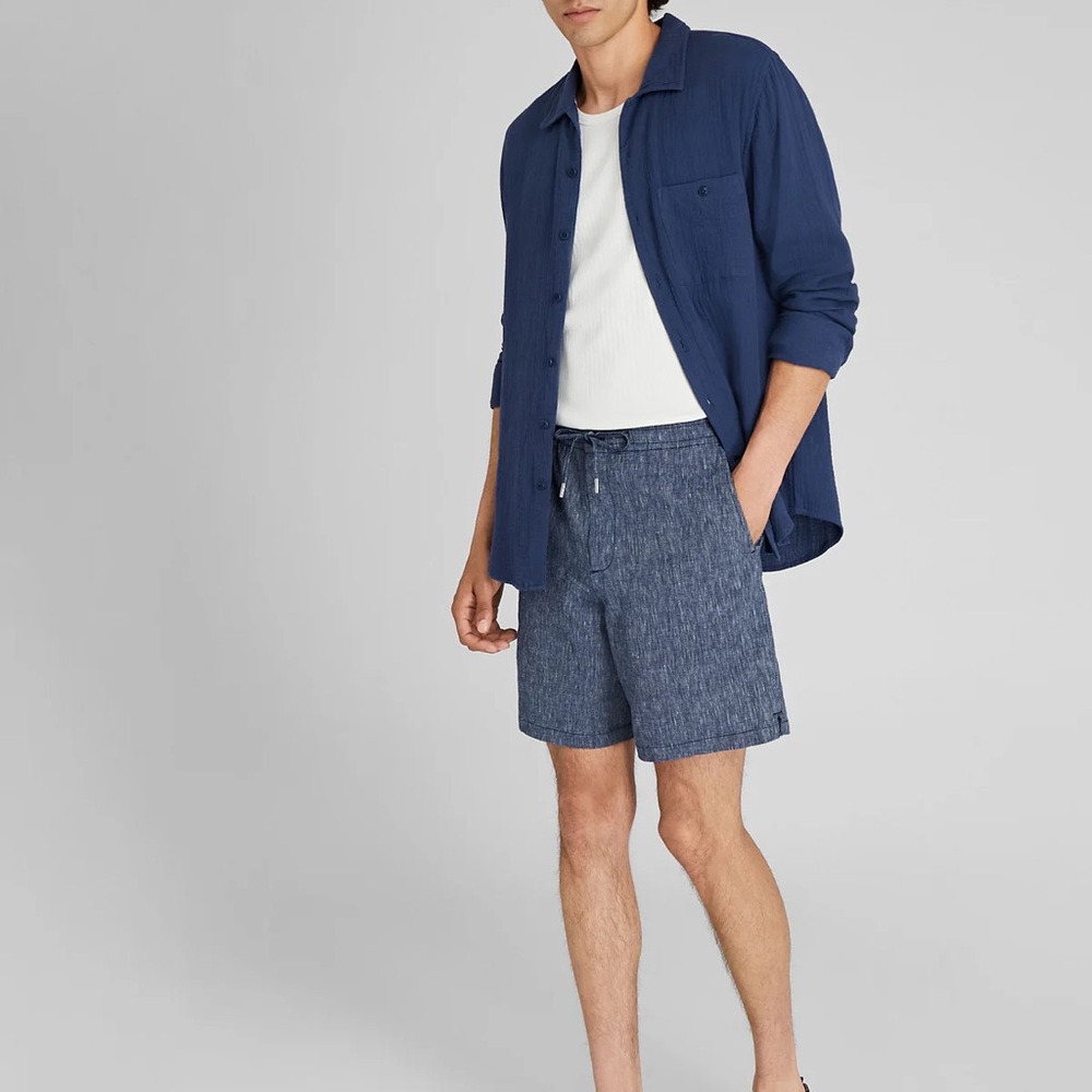 Club Monaco Elasticated Linen Short Size‎ S